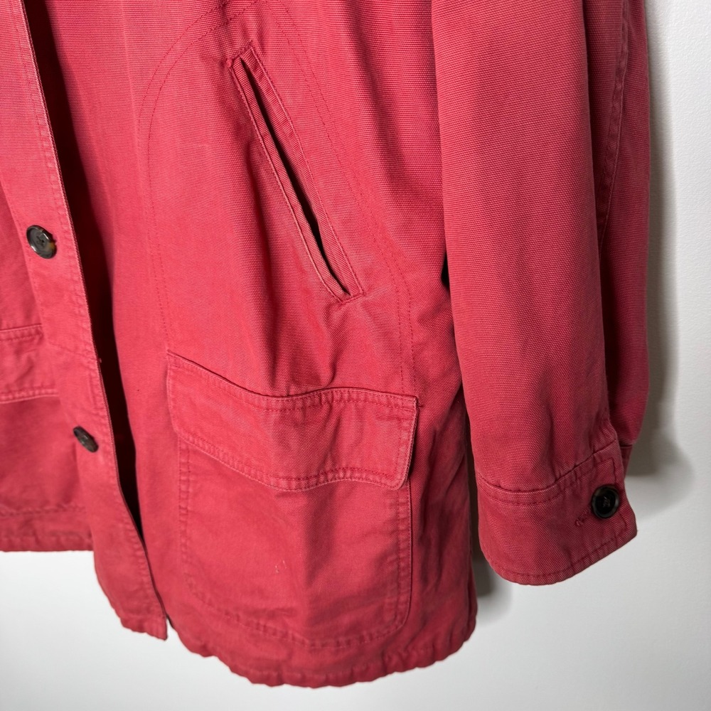 Lands' End Chore Barn Coat Flannel Lining Corduroy Collar/cuffs XL - Picture 3 of 13